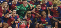 El Villarreal empaña la celebración del título del Barcelona. Mbappé vuelve a marcar para el Madrid.
