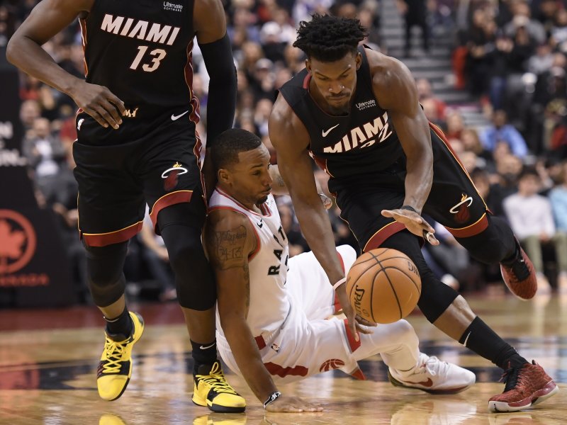 butler triple heat vence raptors