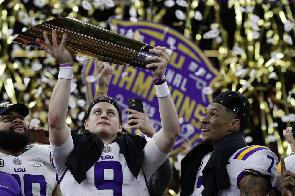 Burrow y LSU se coronan con victoria sobre Clemson