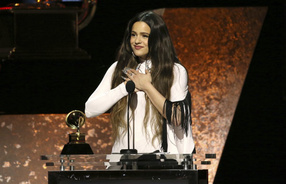 Rosalía, Sanz, Marc Anthony y Nuviola ganan premios Grammy